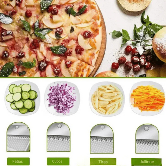 CORTADOR  DE LEGUMES MULTIFUNCIONAL -  O QUICKSLICE™ FORTE E SEGURO - APROVEITE  O DESCONTO!!!