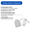 Carregador Turbo UltraFast 125w + Brindes exclusivos