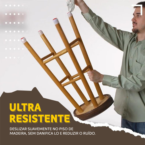 Kit com 16 Peças de Protetor de Pés de Cadeira e Mesa em Silicone  |  OFERTA LIMITADA 🔥