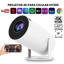 Projetor 4K HD 150 Polegadas Celular, Tv B0x, Xbox, PS, Pc, Wifi HY300 Pro Magcubic Bivolt